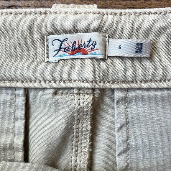Faherty crop twill pant - Picture 2 of 5